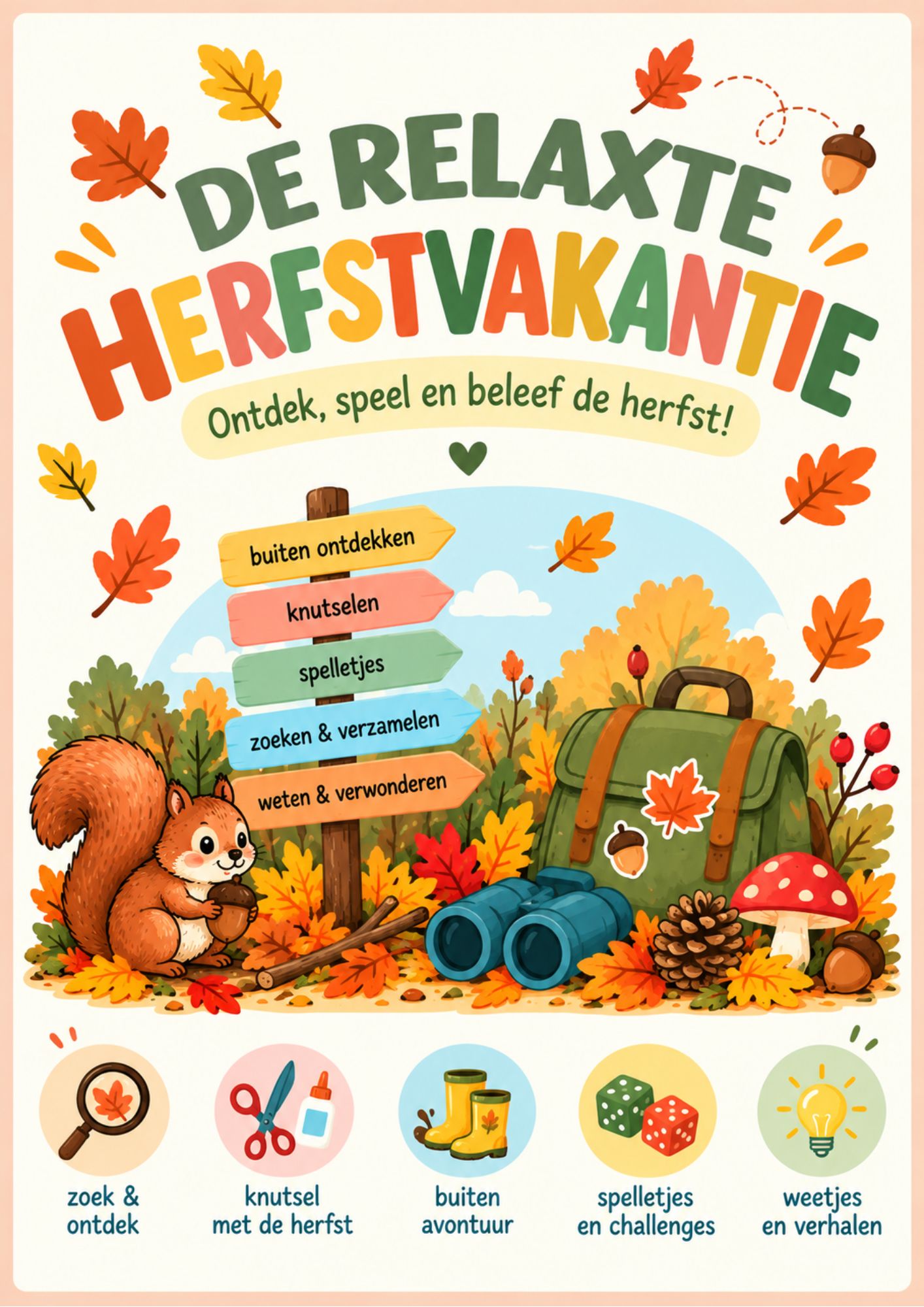 Voorbeeldpagina: De Relaxte Herfstvakantie